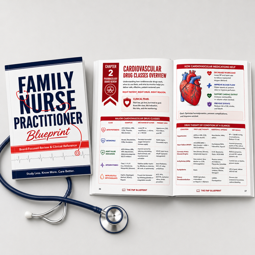 The FNP Blueprint: The Complete Study & Clinical Reference Guide for Family Nurse Practitioner Board Exam Success and Real-World Practice