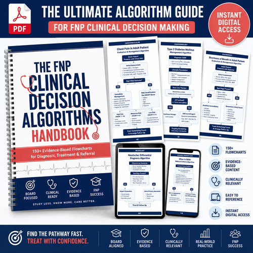 The FNP Clinical Decision Algorithms Handbook: 150+ Evidence-Based Pathways for Diagnosis, Treatment & Referral eBook